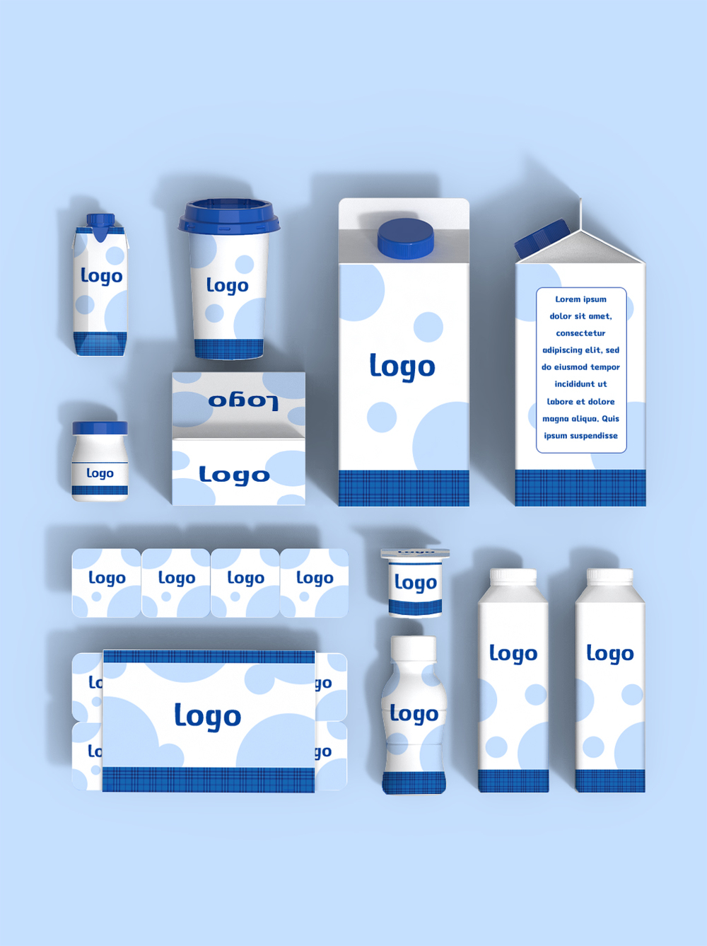 奶制品包裝VI樣機(jī) 設(shè)計(jì)與制品創(chuàng)新的藝術(shù)融合